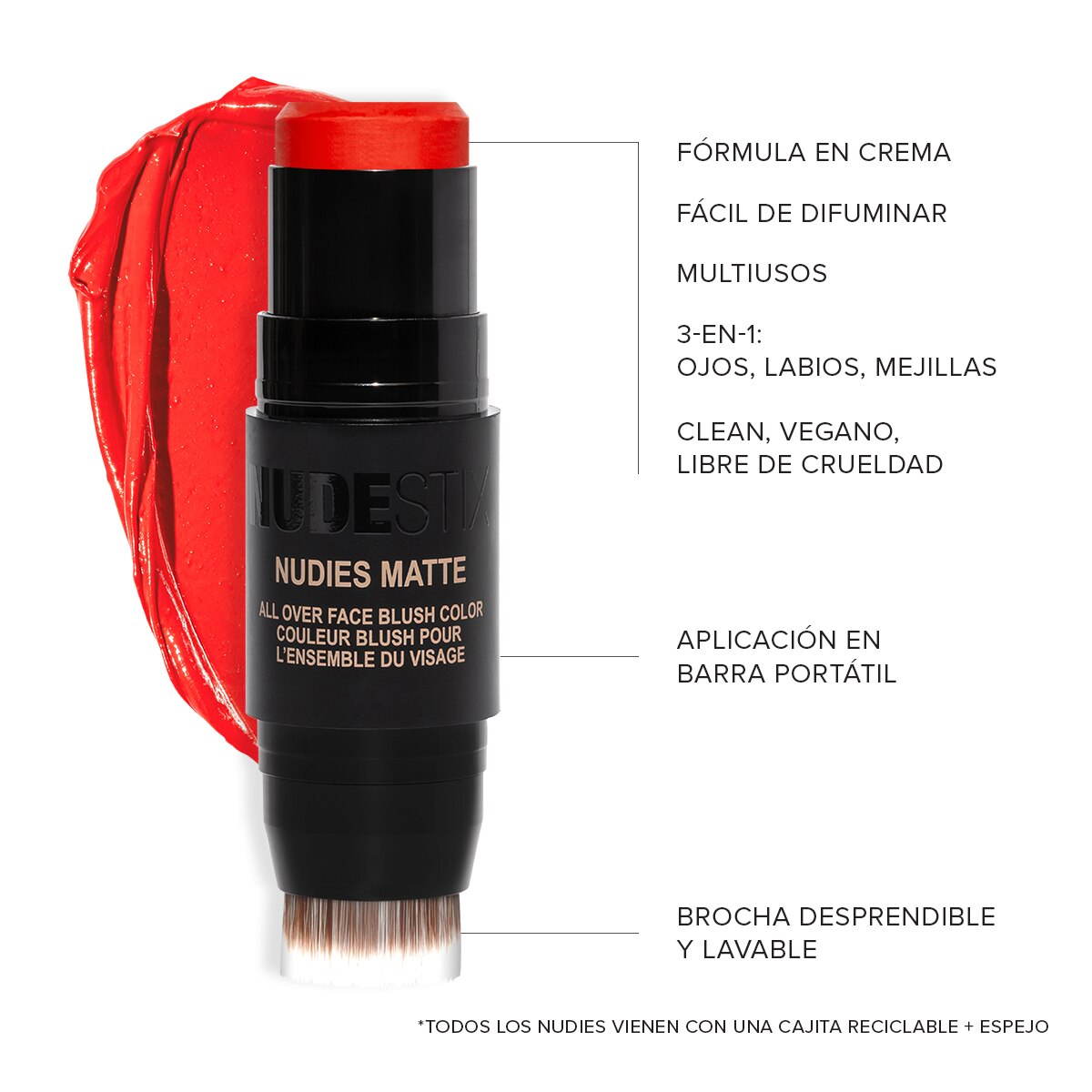 NUDIES MATTE BLUSH & BRONZE (RUBOR Y BRONCEADOR EN BARRA)